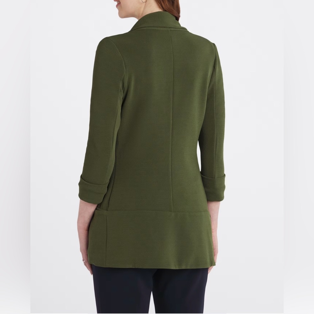NWT French Mauve Olive Green Blazer - Picture 3 of 5